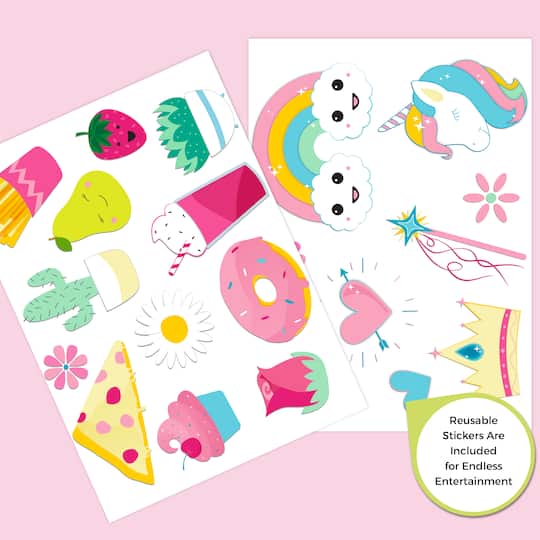 Design and Store Pink 6 Bin Toy Organizer